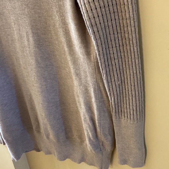 Reitmans beige lightweight sweater with cowl neck - medium - Picture 7 of 14